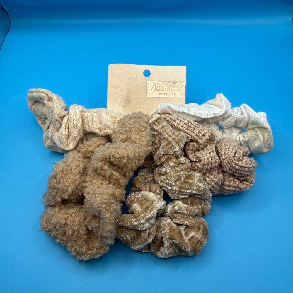 ⭐PICK 3/$15 Kitsch Scrunchie Set Browns